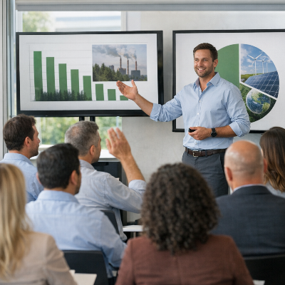 Como as empresas podem melhorar Sustentabilidade e Responsabilidade Corporativa através da formação profissional