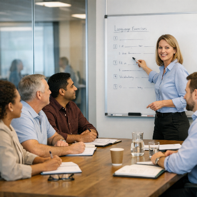 Como implementar Formação Linguística para Equipas nas organizações