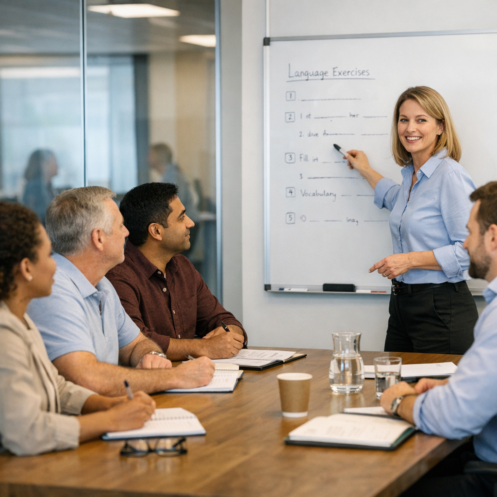 Como implementar Formação Linguística para Equipas nas organizações