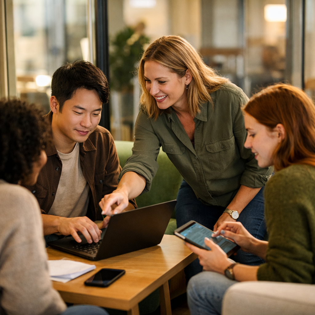 Como implementar competências digitais em equipas com experiência média