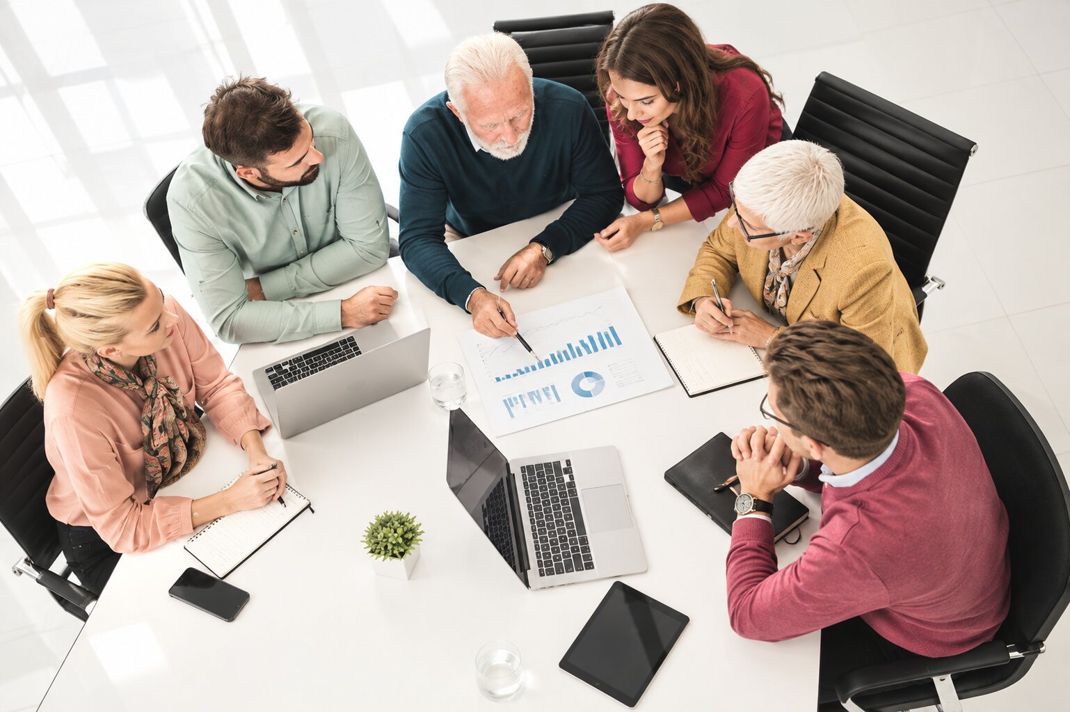 Sessão de formação em empresa