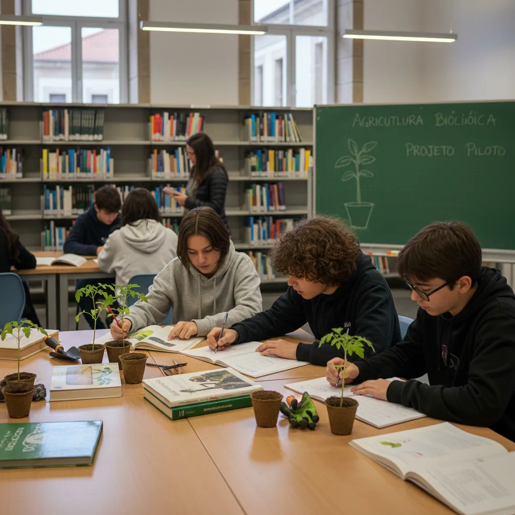 Escola Secundária de Portalegre aposta em agricultura biológica com projeto piloto para alunos