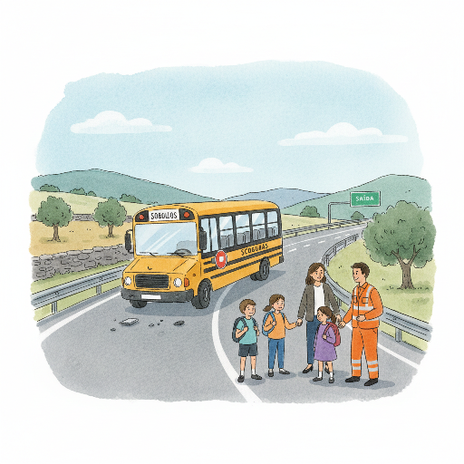 Acidente com autocarro escolar em Bucelas destaca desafios e segurança na educação em Portugal