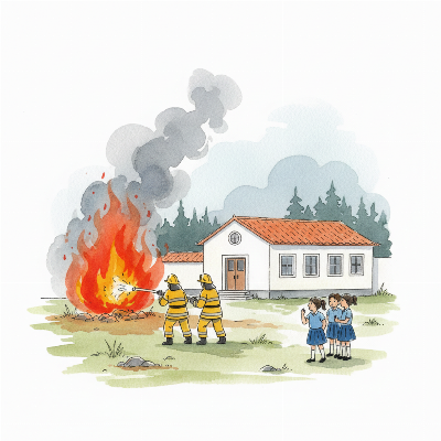 Incêndios em Valpaços forçam adiamento do início do ano letivo no ensino secundário