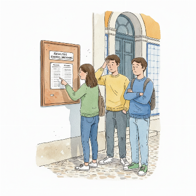 Notas dos Exames Extraordinários Descendem em Quase Metade das Disciplinas