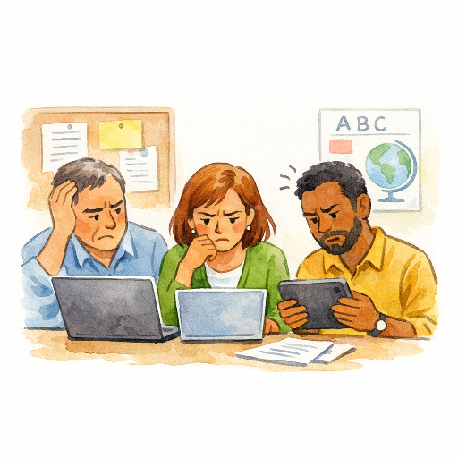 Erro na plataforma do IAVE dificulta correção de provas-ensaio e preocupa professores em Portugal