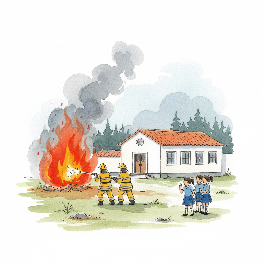 Incêndios em Valpaços forçam adiamento do início do ano letivo no ensino secundário