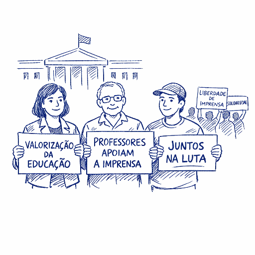 Professores em Portugal manifestam solidariedade com trabalhadores da Lusa: o papel da informação independente na educação