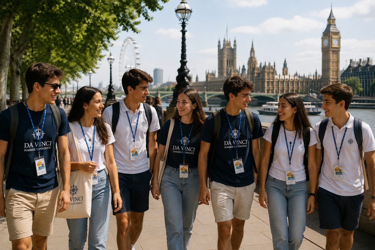 Amigos ao ar livre — Summer School Da Vinci