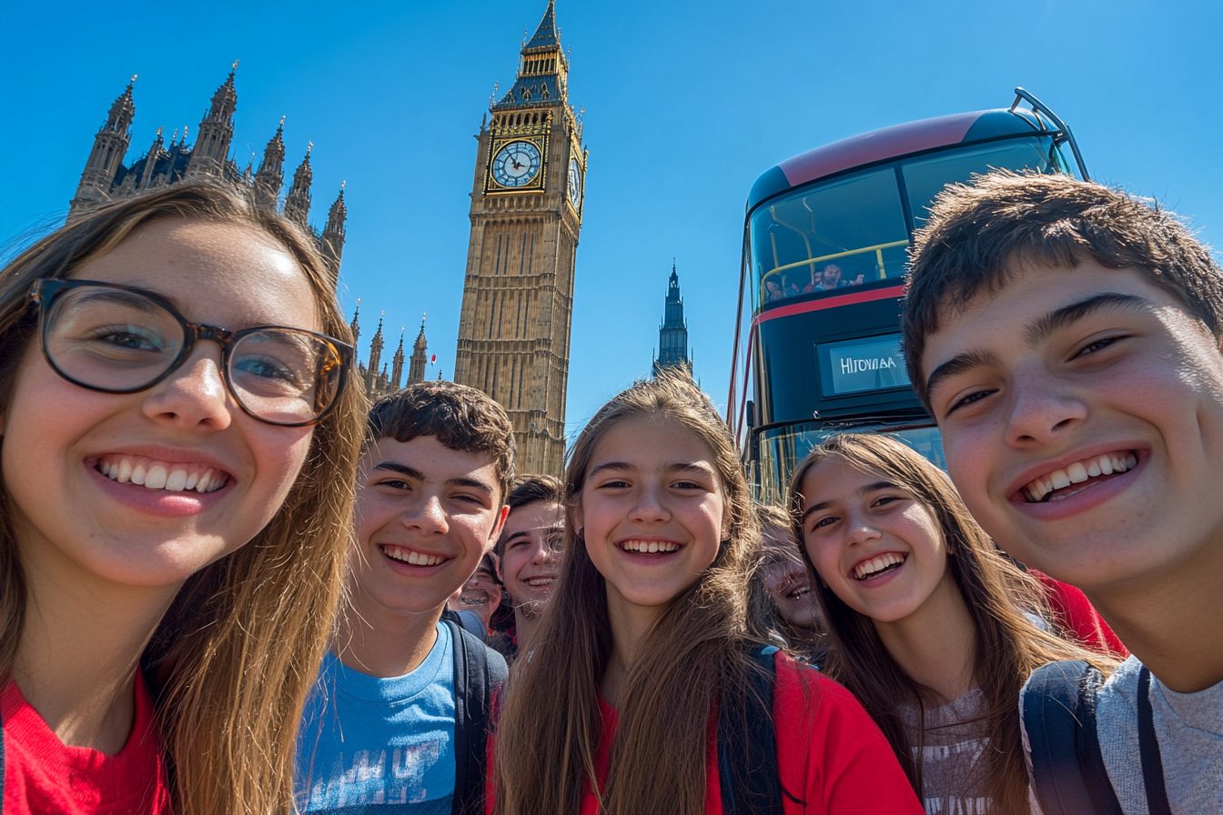 Selfie no Big Ben — Summer School Da Vinci