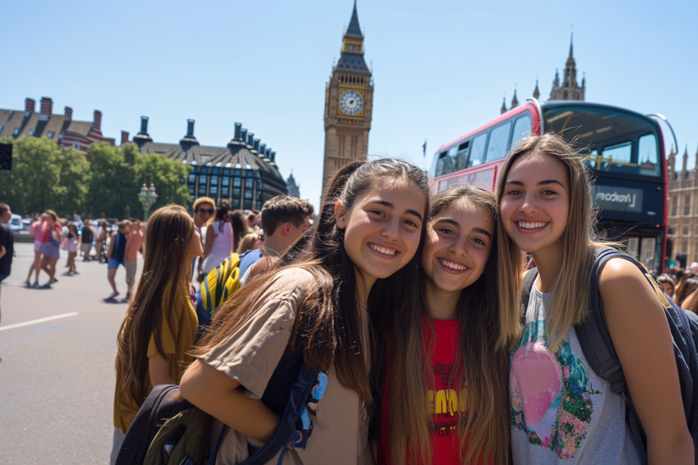 Amigas em Londres — Summer School Da Vinci